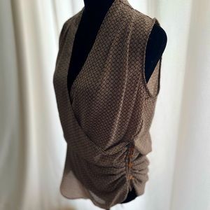 Chelsea28 Blouse Multicolored Square Print